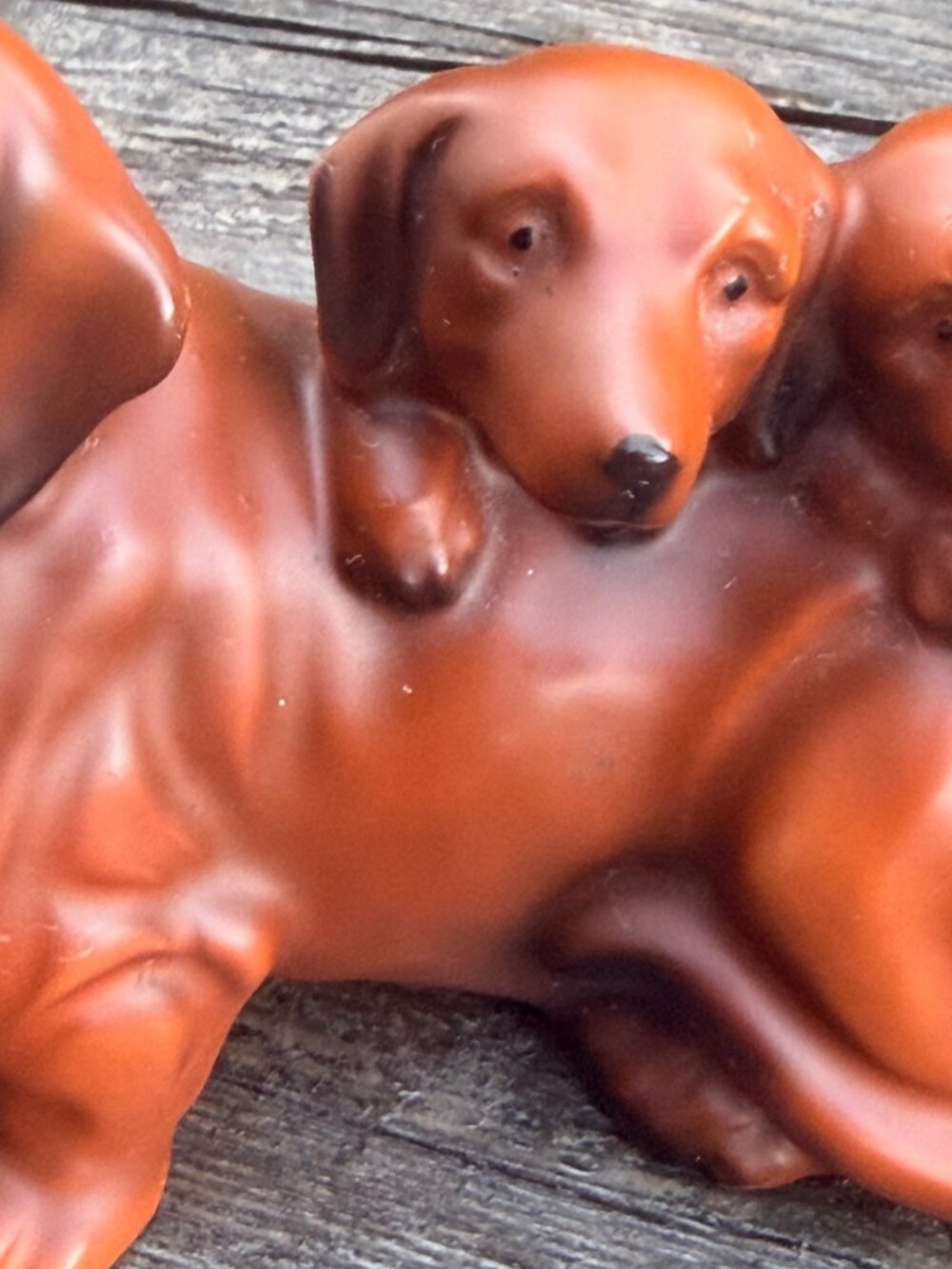 Vintage Kimco Dachshund Dog and Puppies Family Japan MCM Weiner Dog - Picture 8 of 14